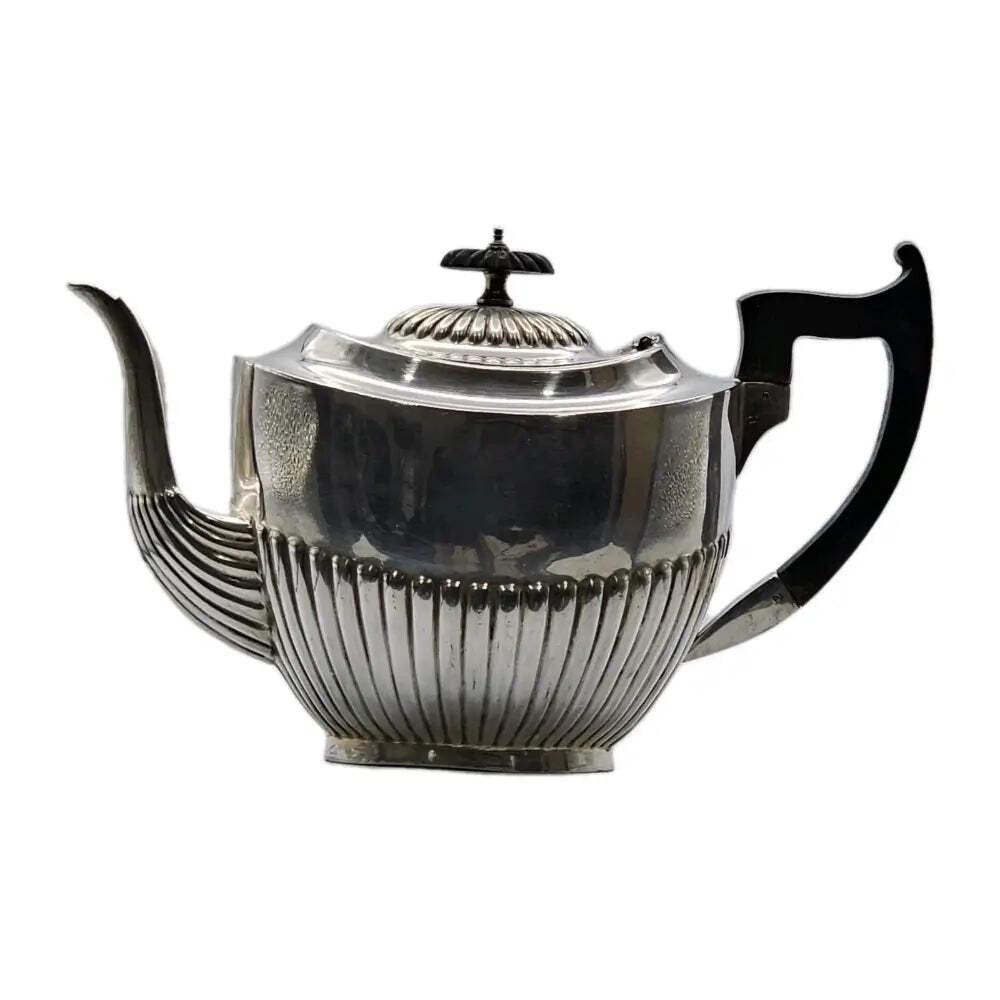 Antique Victorian Teapot - Silver Plated