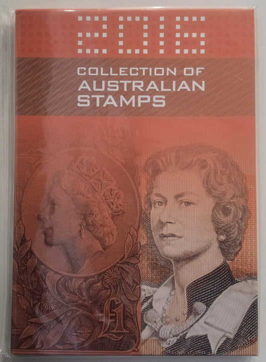2016 Collection of Australian Stamps Year Album Book