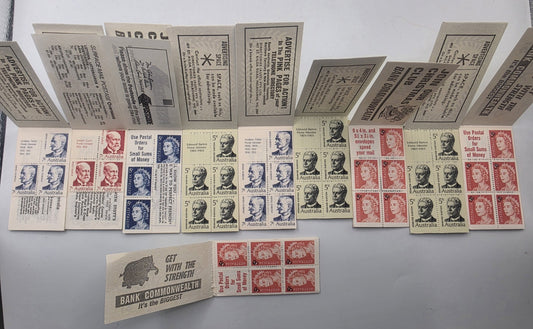 Bulk Australia Post Stamp Booklet Collection In Lot
