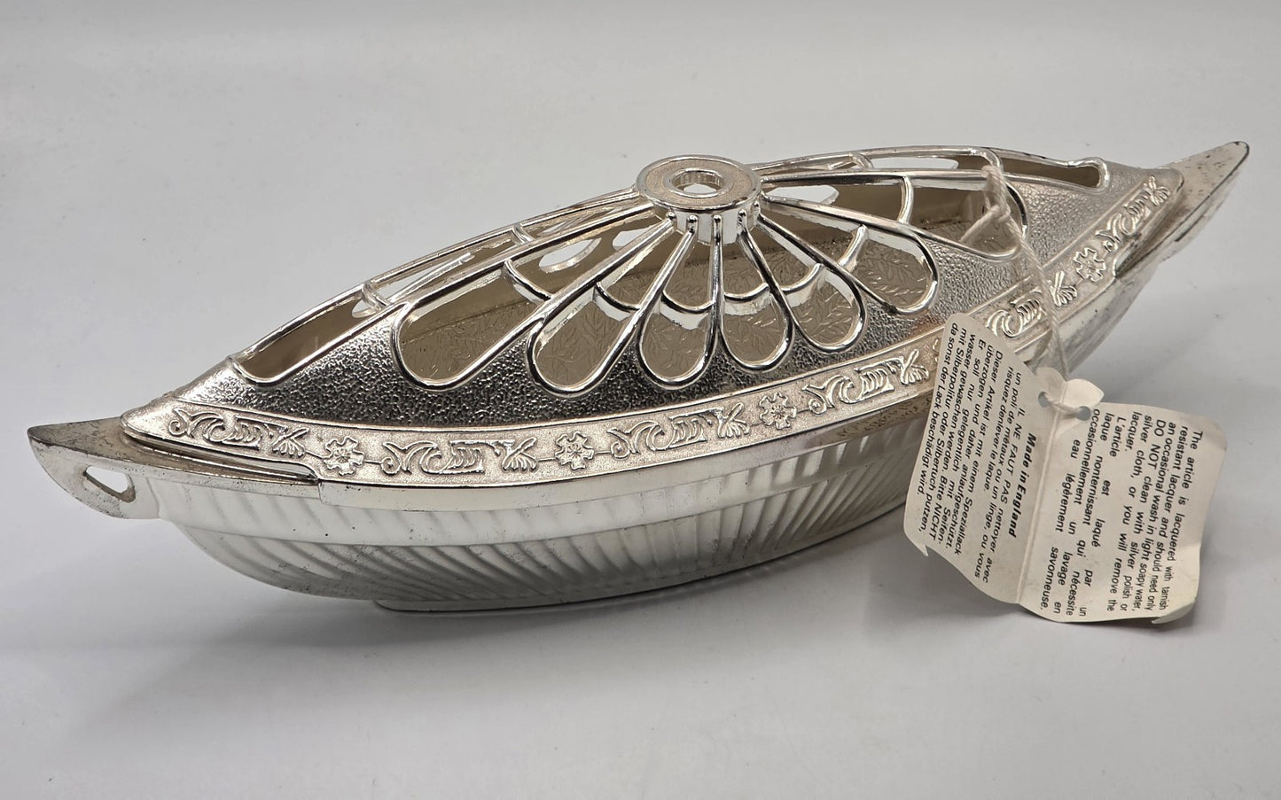 Vintage Beaumont Collection Silver Plated Lidded Tureen/ Serving Dish Made in UK