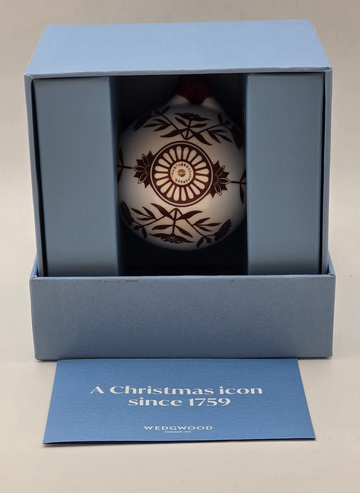 Wedgwood Festive Red Splendour No1 Hanging Ornament RRP: $99.0