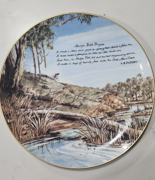 Banjo Paterson The Man from Snowy River Collector Plate Westminster Australia