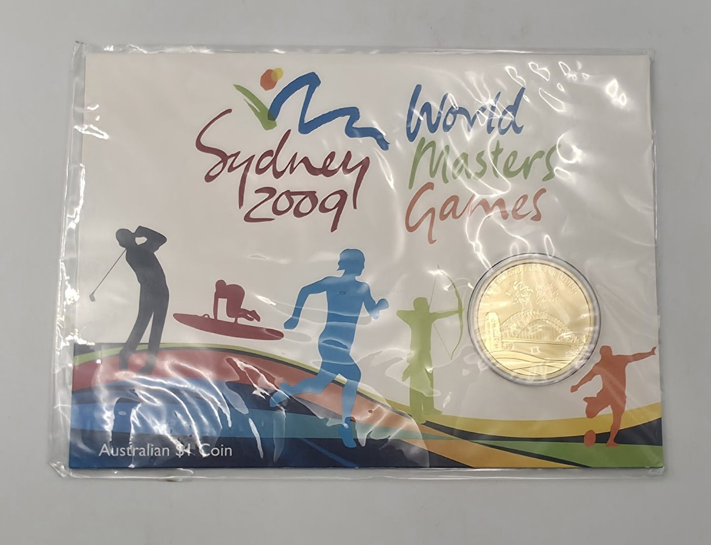 Australia 2009 Sydney World Masters Games $1 Uncirculated Coin Perth Mint Pack