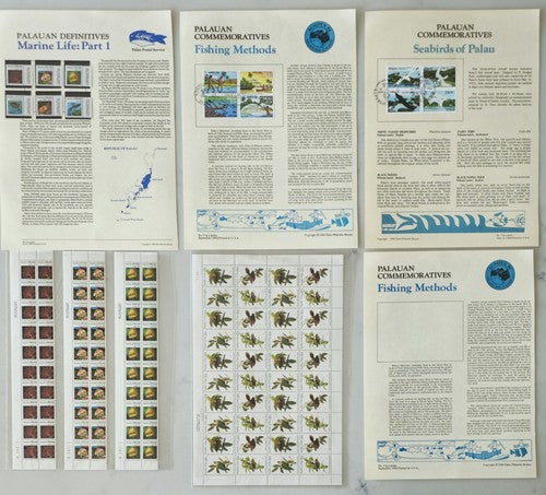 Vintage 6 Sheets African-American stamps. #1225