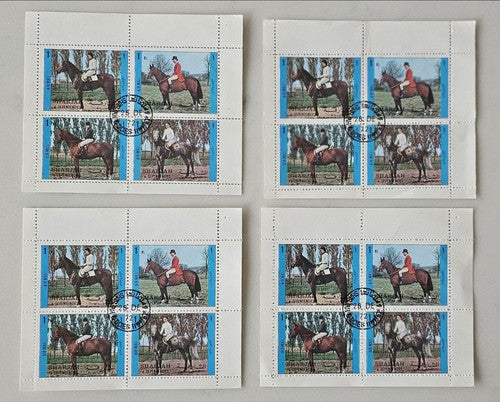 Vintage 4x International Stamps #0202