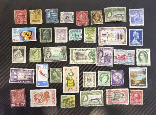 collection Of Vintage International 36 PC's Stamp