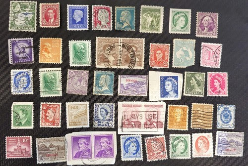 collection Of Vintage International 42 PC's Stamp