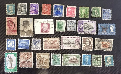collection Of Vintage International 31 PC's Stamp