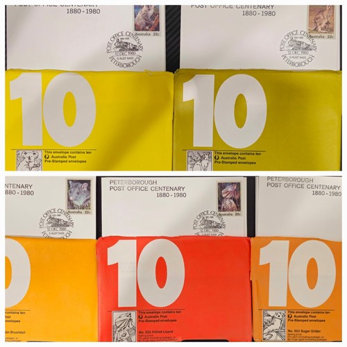 Collection of 50 Australia Post Pre-Stamped Envelopes #0113