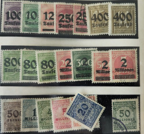 Collection Of Vintage German stamps #0118