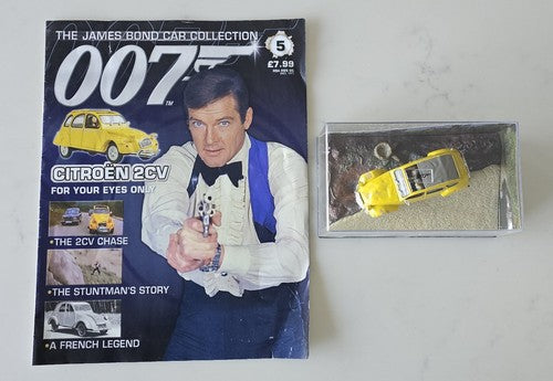 James Bond Die Cast Car Collection 1:43 scale Including Magazine -#5 Citroen