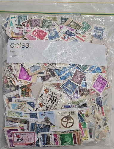 Collection of Huge Amount Vintage International on paper Stamps