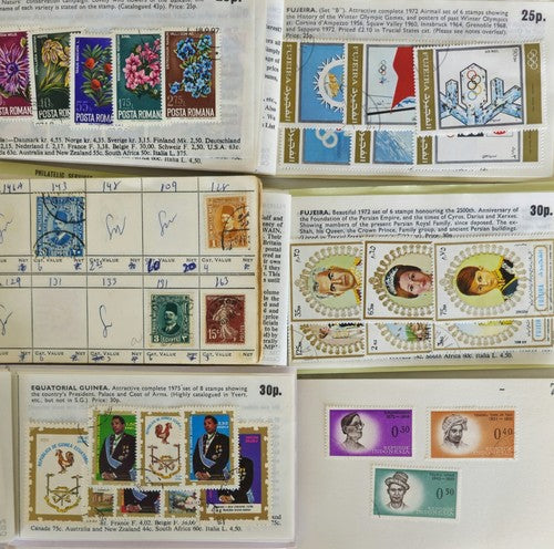 6xBooklet Of International stamps. #1225-39