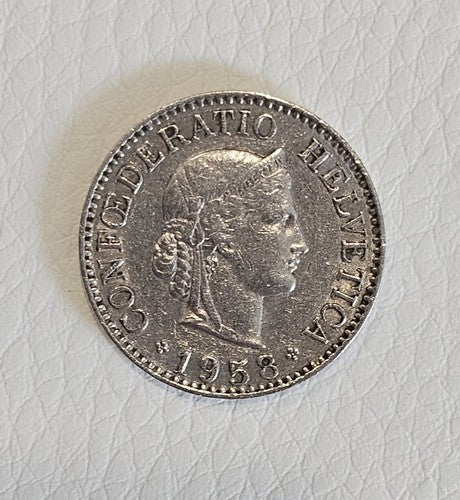 1958 B Switzerland Helvetica 10 Reppen
