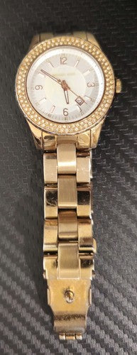 Michael Kors Women's Rose Gold-Tone Watch – MK-5403 – Quartz – Working Condition
