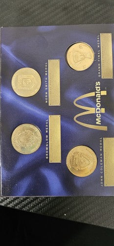 AFL Centenary Medals Medallion Set (4) Collectable SET-1996 McDonald's