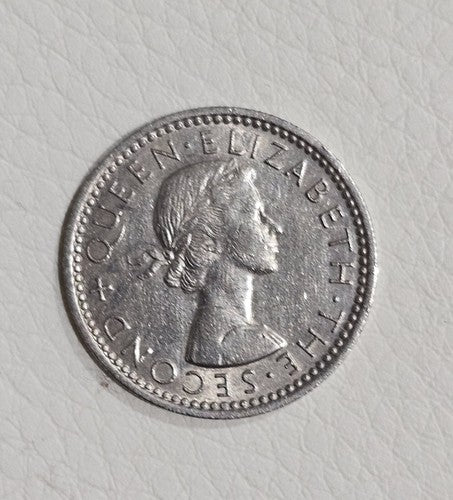 New Zealand 1964 - 6 Pence Sixpence