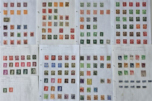 Vintage Germany stamps #1224-4