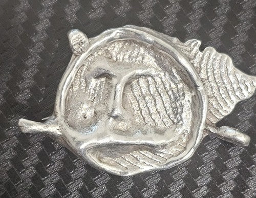 Vintage Beautiful 18 gr Silver Brooch