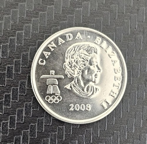 2008 CANADA 25 CENTS VANCOUVER 2010 - FIGURE SKATING