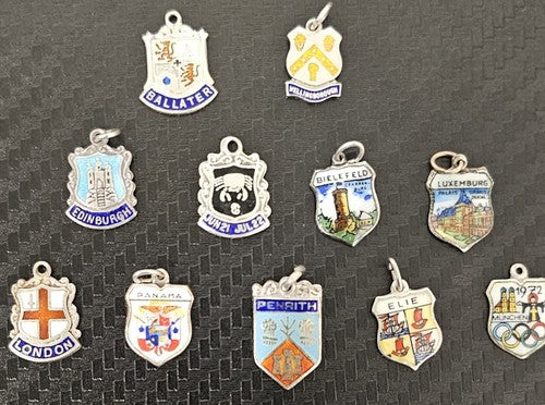 Set of 11 PC's Vintage Beautiful silver pendant #0711