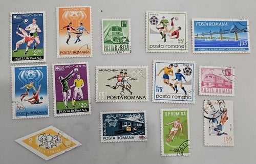Collection of Romana Stamps