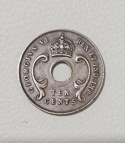 1941 East Africa 10 Cents - George VI Coin