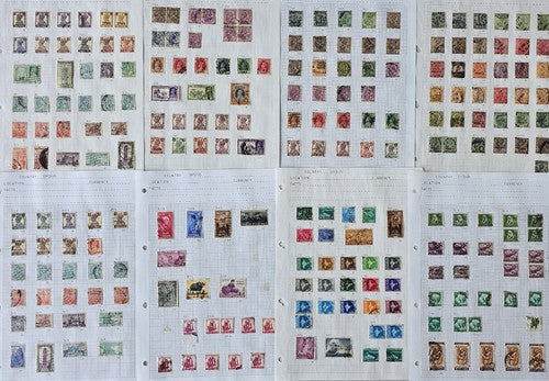 Vintage India stamps #1224-5