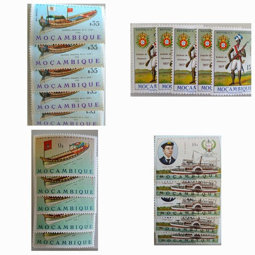 4x5(20) Vintage Mint 1994 Mozambique stamps.