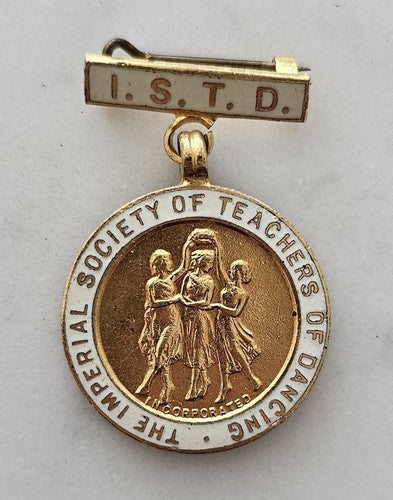 Vintage Great Britain Dancing Medallion #0203