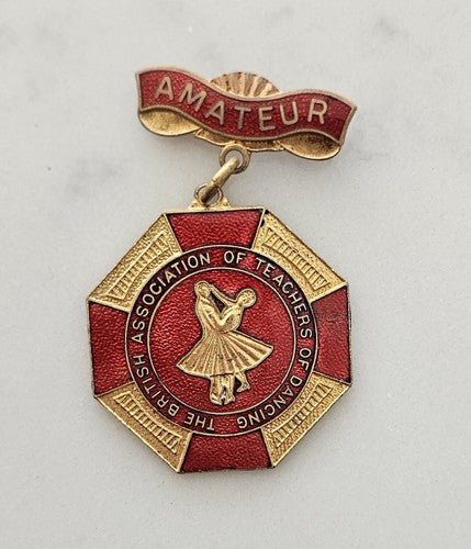 Vintage United Kingdom Dance Medallion #1203