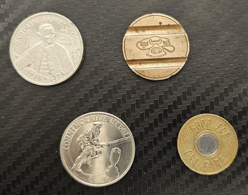 Lot of 4 Assorted Medals/Tokens Australian & Foreign
