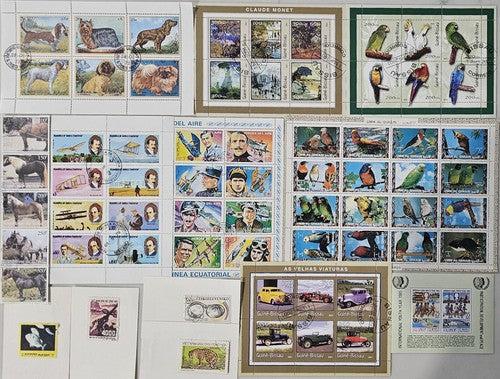 Vintage Sheets Of International Stamps #0126-5
