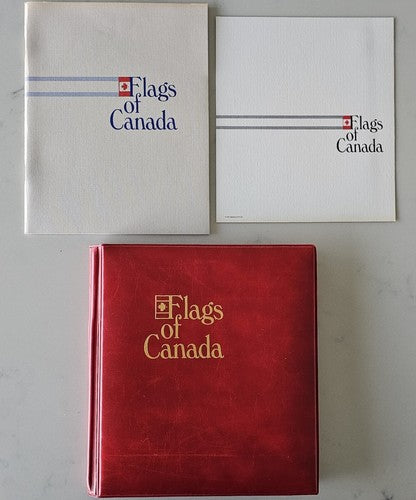 Album Canada Flags Vintage stamps and First Day #1221-2