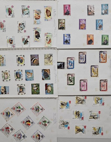 Vintage Mixed International Arabia Countries stamps #1224-6