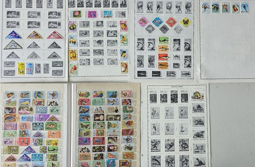 Vintage Maldives stamps #1224-4
