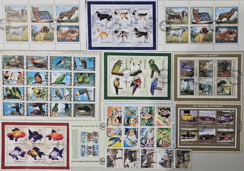 Vintage Sheets Of International Stamps #0126-4