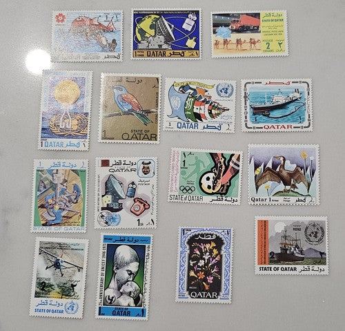Collection of Qatar Stamps