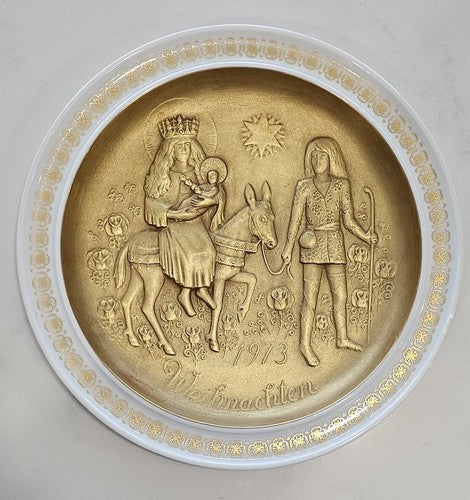 Hutschenreuther - Weihnachtsteller Christmas Plate 1973 Limited Edition