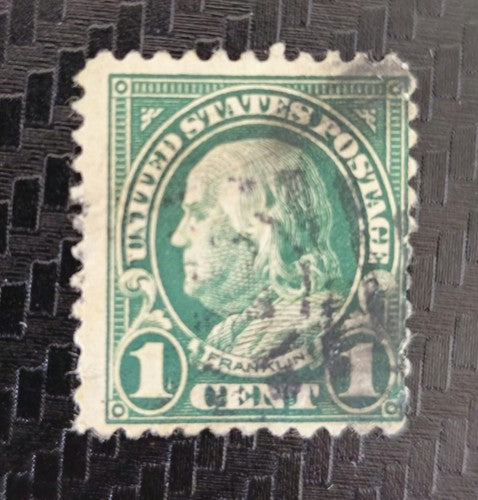 1922-25 FRANKLIN ONE CENT STAMP FOR COLLECT