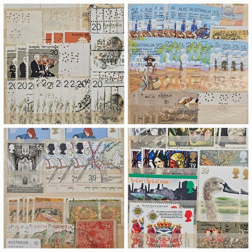 Vintage Mix Valuable Collection of International Mint and Used stamps #0124