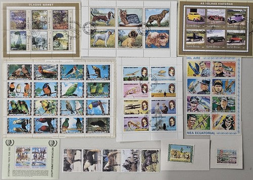 Vintage Sheets Of International Stamps #0126-6