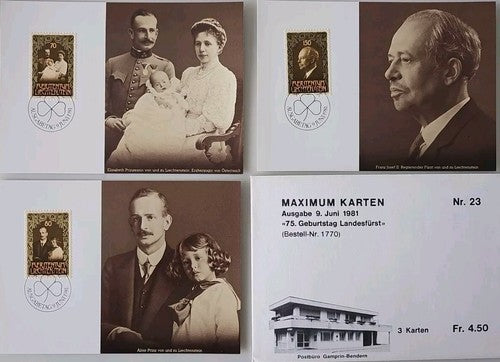 Maximumkarten Nr. 23 - Ausgabe 9. Juni 1981