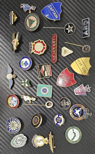 Assorted Enamel Pin Badges Inc School Badges Royal Life Saving Society HMS x30