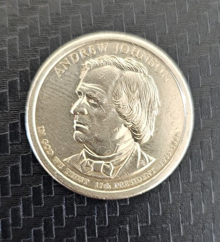 2011 Andrew Johnson Presidential Dollar 17th President 1865-1869 US Coin
