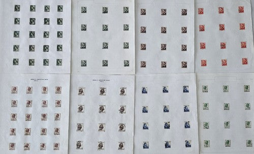Vintage Australia 1950-1953 stamps #1224-2