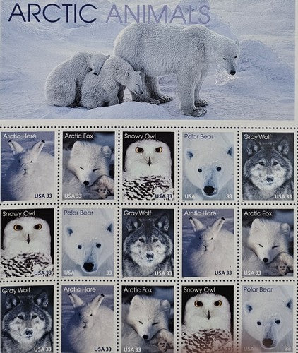 USA Arctic Animals 1998 Mint Stamps