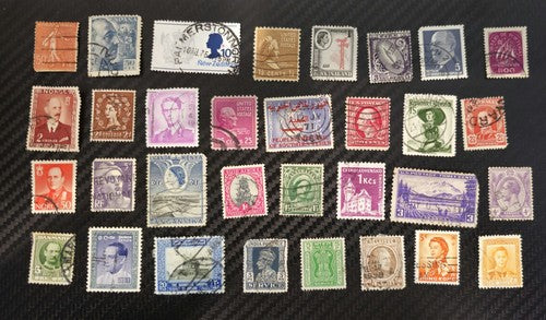 collection Of Vintage International 32 PC's Stamp