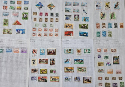 Vintage Hungry stamps #1224-5