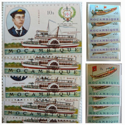 3x5(15) Vintage Mint 1994 Mozambique stamps.
